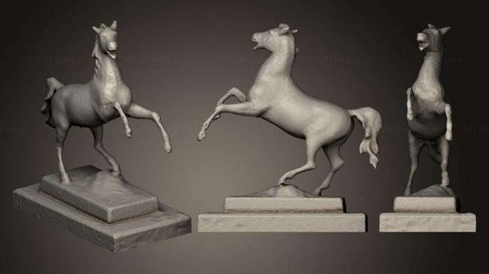 Статуэтки животных (Лошадь Нижней Саксонии, STKJ_0574) 3D модель для ЧПУ станка